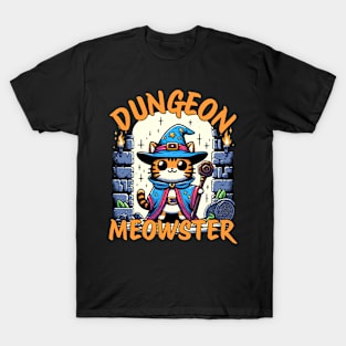 Dungeon Meowster Roleplay Dungeon Master Cat T-Shirt